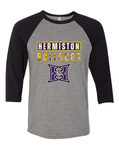 Hermiston Bulldogs Mascot #9 Men's Baseball T-Shirt