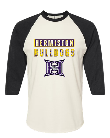 Hermiston Bulldogs Mascot #9 Women's Baseball T-Shirt