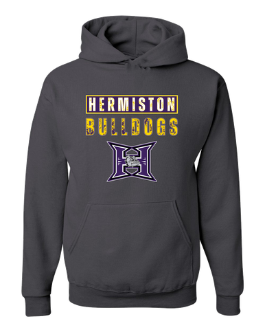 Hermiston Bulldogs Mascot #9 Men's Premium Hoodie