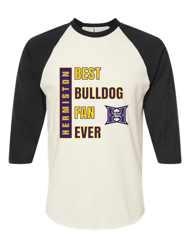 Hermiston Bulldogs Best Bulldog Fan Men's Baseball T-Shirt