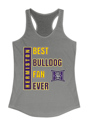 Hermiston Bulldogs Best Bulldog Fan Women's Tank Top