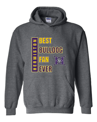 Hermiston Bulldogs Best Bulldog Fan Men's Hoodie