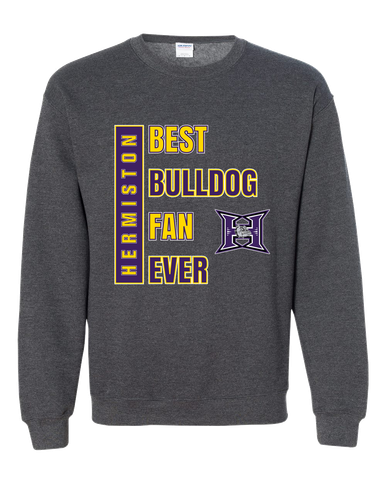 Hermiston Bulldogs Best Bulldog Fan Men's Sweatshirt