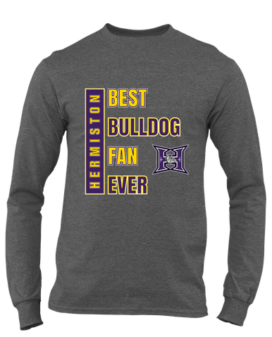 Hermiston Bulldogs Best Bulldog Fan Men's LS T-Shirt