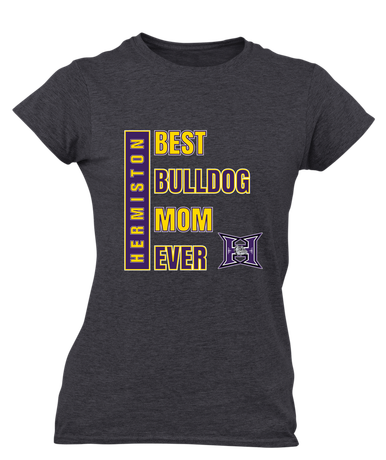 Hermiston Bulldogs Best Bulldog Mom Women's Premium SS T-Shirt