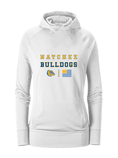Natchez Bulldogs Spirit Flag Women's Hoodie