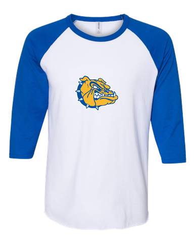 Natchez Bulldogs Mascot #1 Women's Baseball T-Shirt