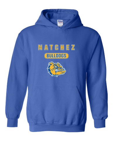 Natchez Bulldogs Mascot #3 Men's Hoodie