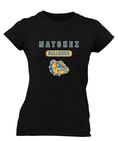 Natchez Bulldogs Mascot #3 Women's Premium SS T-Shirt