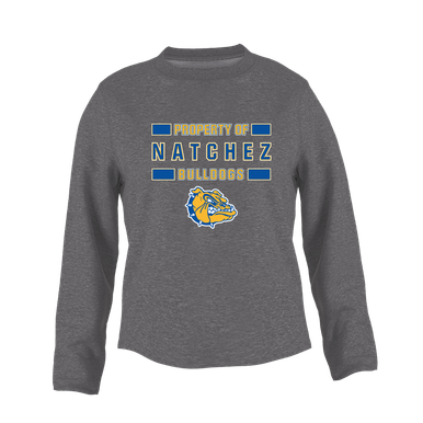 Natchez Bulldogs Property Of Women's Sweatshirt