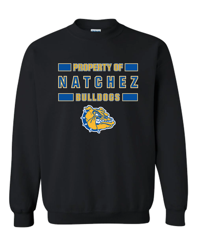 Natchez Bulldogs Property Of Men's Sweatshirt