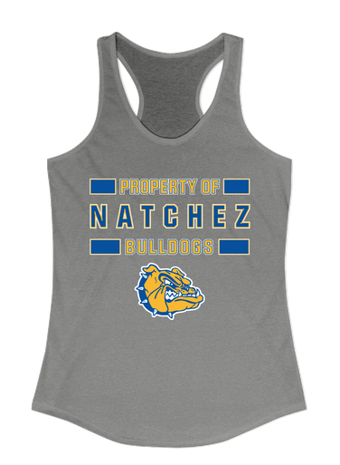 Natchez Bulldogs Property Of Women's Tank Top