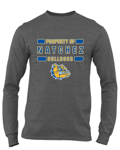 Natchez Bulldogs Property Of Men's Premium LS T-Shirt