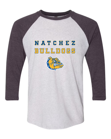 Natchez Bulldogs Spirit Women's Baseball T-Shirt