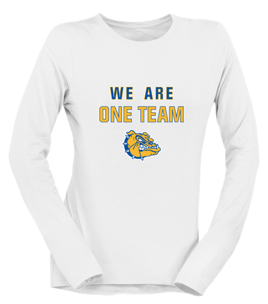 Natchez Bulldogs We Are One Team Women's Premium LS T-Shirt