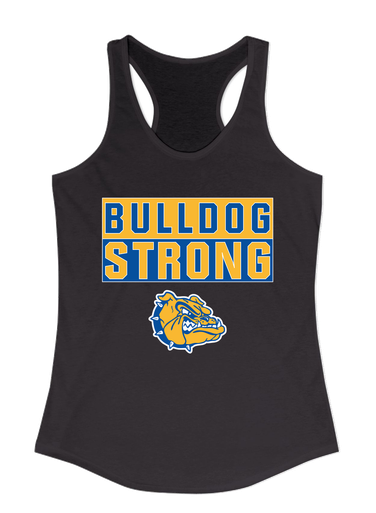 Natchez Bulldogs Strong #1 Women's Tank Top