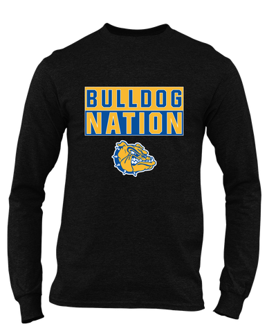 Natchez Bulldogs Nation #1 Men's Premium LS T-Shirt