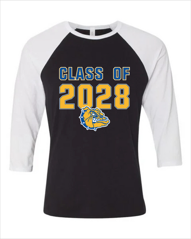 Natchez Bulldogs Class of 2028 Men's Baseball T-Shirt
