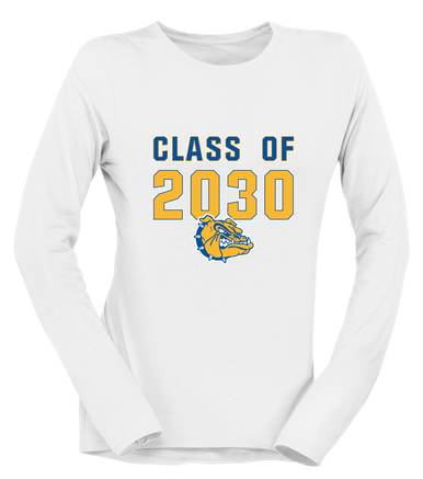 Natchez Bulldogs Class of 2030 Women's Premium LS T-Shirt