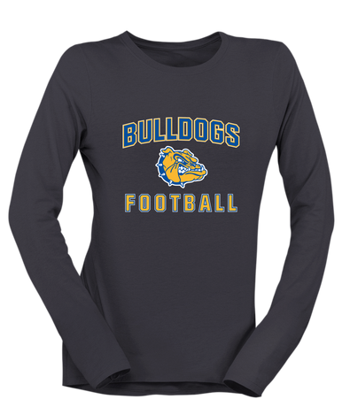 Natchez Bulldogs Football #1 Women's LS T-Shirt