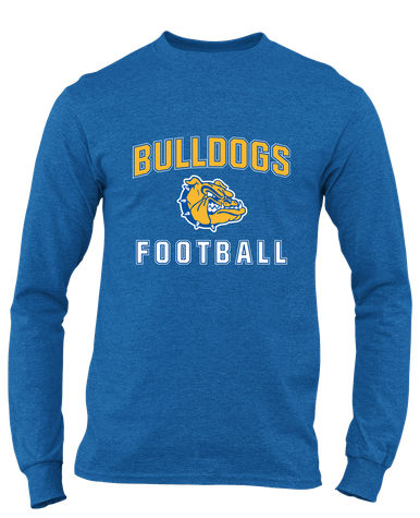 Natchez Bulldogs Football #1 Men's Premium LS T-Shirt
