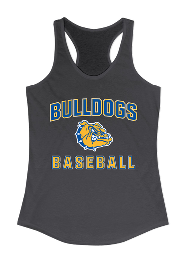 Natchez Bulldogs Baseball #1 Women's Tank Top
