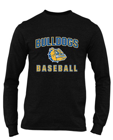 Natchez Bulldogs Baseball #1 Men's Premium LS T-Shirt