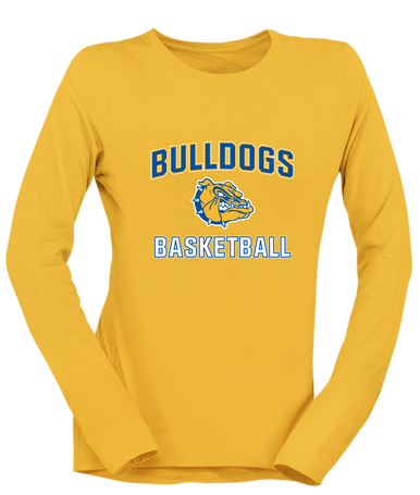 Natchez Bulldogs Basketball #1 Women's LS T-Shirt