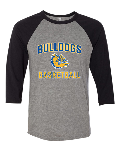 Natchez Bulldogs Basketball #1 Men's Baseball T-Shirt