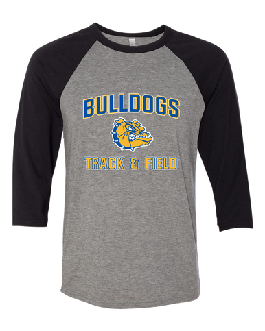 Natchez Bulldogs Track & Field Women's Baseball T-Shirt
