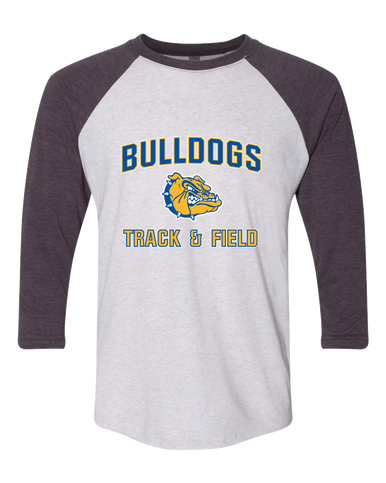 Natchez Bulldogs Track & Field Men's Baseball T-Shirt