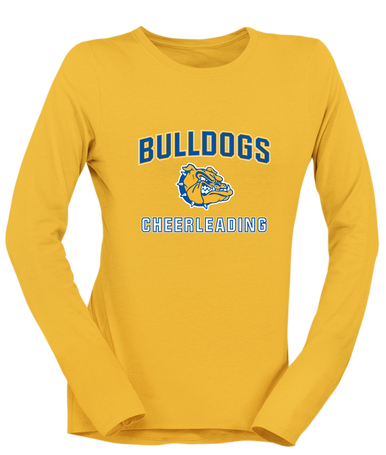 Natchez Bulldogs Cheerleading Women's LS T-Shirt
