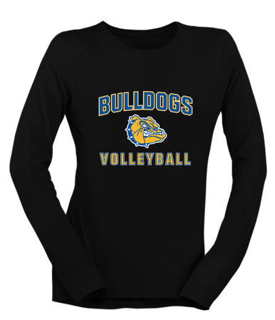 Natchez Bulldogs Volleyball Women's Premium LS T-Shirt