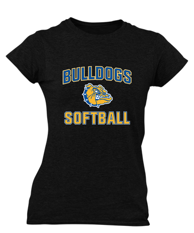 Natchez Bulldogs Softball #1 Women's SS T-Shirt