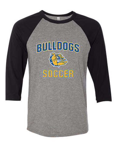 Natchez Bulldogs Soccer #1 Women's Baseball T-Shirt