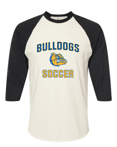 Natchez Bulldogs Soccer #1 Men's Baseball T-Shirt