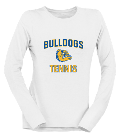 Natchez Bulldogs Tennis Women's Premium LS T-Shirt