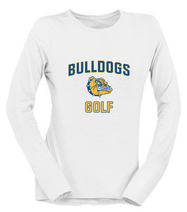 Natchez Bulldogs Golf Women's LS T-Shirt