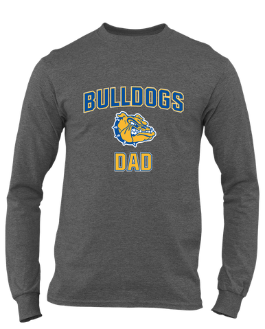Natchez Bulldogs Dad Men's LS T-Shirt