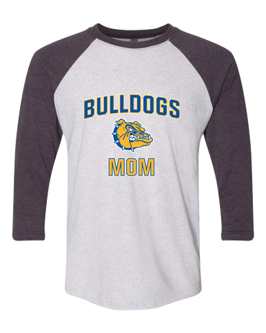 Natchez Bulldogs Mom Women's Baseball T-Shirt