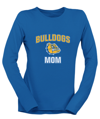 Natchez Bulldogs Mom Women's LS T-Shirt