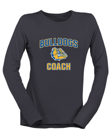 Natchez Bulldogs Coach Women's LS T-Shirt