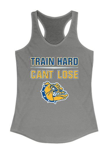 Natchez Bulldogs Train Hard, Can't Lose Women's Tank Top
