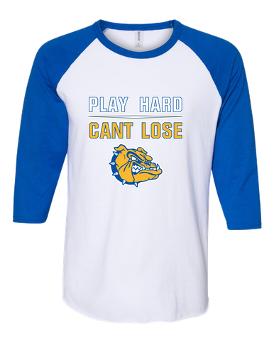 Natchez Bulldogs Play Hard, Can't Lose Men's Baseball T-Shirt