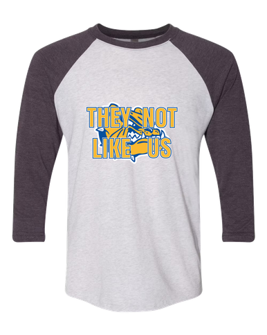 Natchez Bulldogs They Not Like Us #2 Women's Baseball T-Shirt