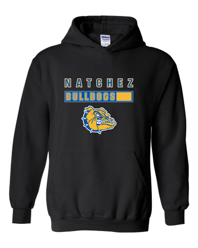Natchez Bulldogs Mascot #7 Men's Hoodie