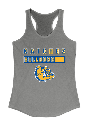 Natchez Bulldogs Mascot #7 Women's Tank Top