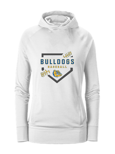 Natchez Bulldogs Baseball #2 Women's Hoodie