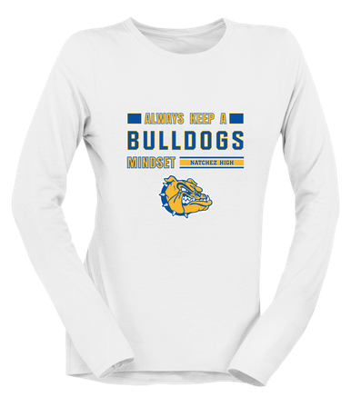 Natchez Bulldogs Mindset Women's Premium LS T-Shirt