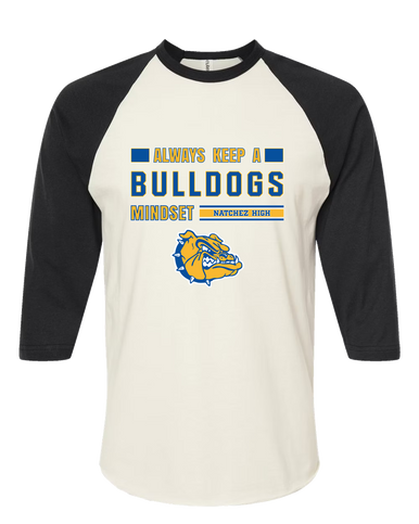 Natchez Bulldogs Mindset Women's Baseball T-Shirt